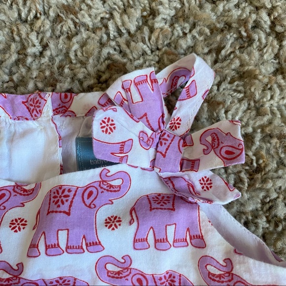 Baby Gap Bodysuit Dress Elephant Dress with Diaper Snaps - Picture 2 of 11